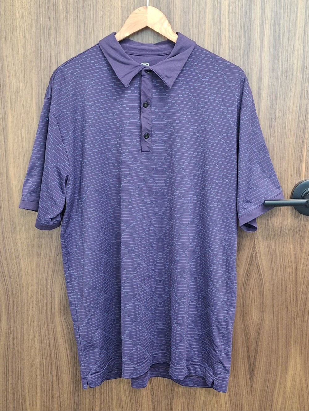 NIKE GOLF Checkered Polo Shirt SZ XL